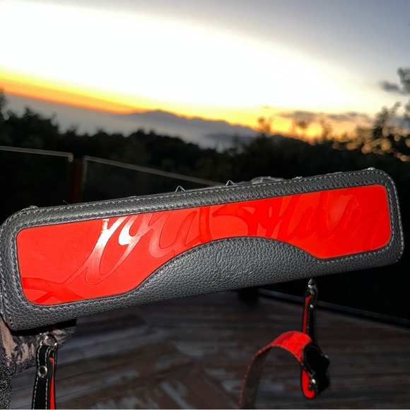 Louboutin: Loubinthesky Kypipouch Calfskin Messenger Tote Crossbody Bag - Picture 6 of 17